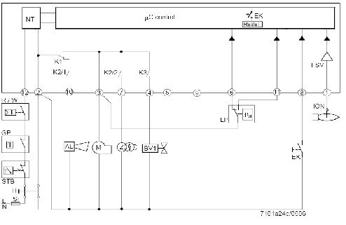 Diagrama de conexiuni automat pt arzator LME 11